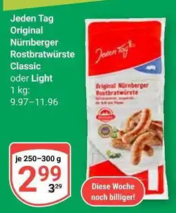 Globus Jeden tag original nürnberger rostbratwürste classic Angebot