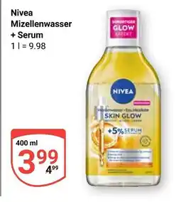 Globus Nivea mizellenwasser + serum Angebot