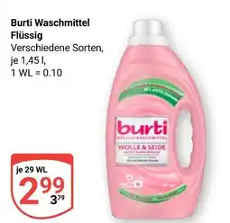 Globus Burti waschmittel flüssig Angebot