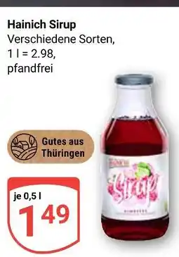 Globus Hainich sirup Angebot