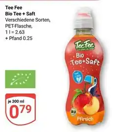 Globus Tee fee bio tee + saft Angebot