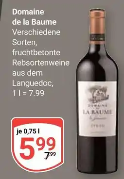 Globus Domaine de la baume rebsortenweine Angebot