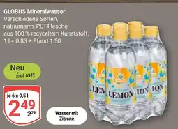 Globus Globus mineralwasser Angebot