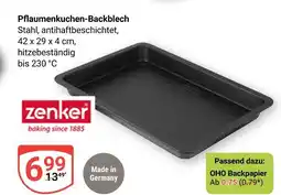 Globus Zenker pflaumenkuchen-backblech Angebot