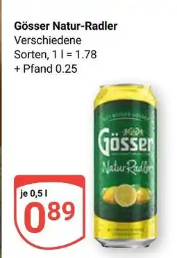 Globus Gösser natur-radler Angebot