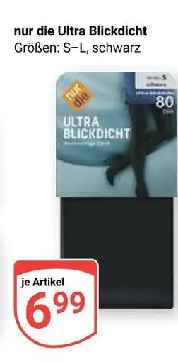 Globus Nur die ultra blickdicht Angebot