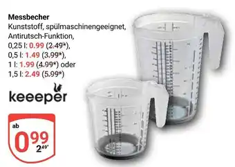 Globus Keeper messbecher Angebot
