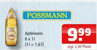 Getränke Oase Possmann apfelwein Angebot