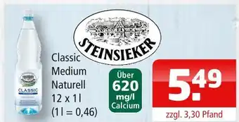 Getränke Oase Steinsieker classic medium naturell Angebot