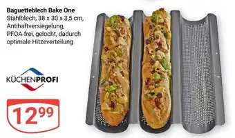 Globus Küchenprofi baguetteblech bake one Angebot