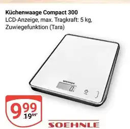 Globus Soehnle küchenwaage compact 300 Angebot