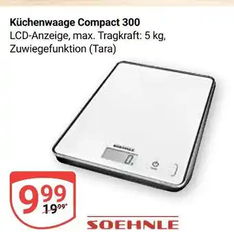 Globus Soehnle küchenwaage compact 300 Angebot