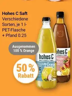 Globus Hohes c saft verschiedene sorten Angebot