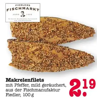E-Center Fiedlers fischmarkt makrelenfilets Angebot