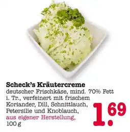 E-Center Scheck’s kräutercreme Angebot