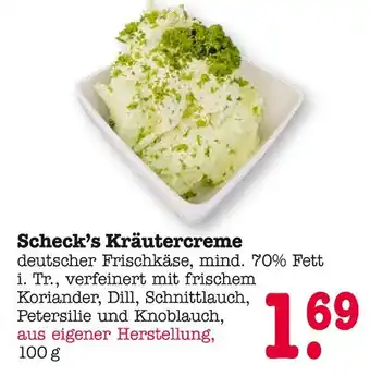 E-Center Scheck’s kräutercreme Angebot