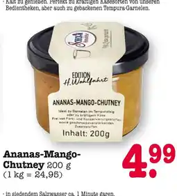 E-Center Edition h. wohlfahrt ananas-mango-chutney Angebot
