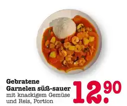 E-Center Gebratene garnelen süß-sauer Angebot
