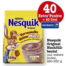 E-Center Nestlé nesquik original nachfüllbeutel Angebot