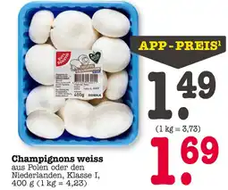 E-Center Gut & günstig champignons weiss Angebot