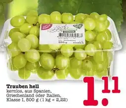 E-Center Trauben hell Angebot