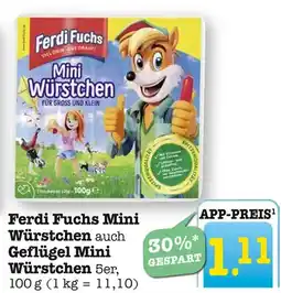 E-Center Ferdi fuchs mini würstchen Angebot