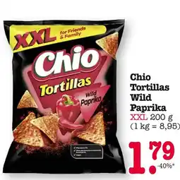 E-Center Chio tortillas wild paprika Angebot
