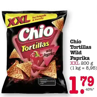 E-Center Chio tortillas wild paprika Angebot