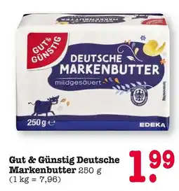 E-Center Gut & günstig deutsche markenbutter Angebot