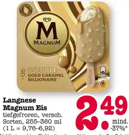 E-Center Langnese magnum eis Angebot