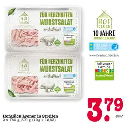 E-Center Hofglück lyoner in streifen Angebot