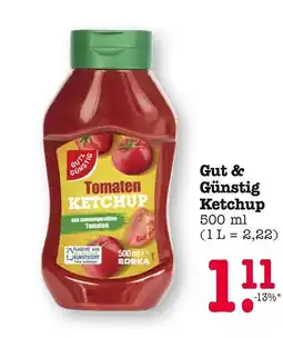 E-Center Gut & günstig ketchup Angebot