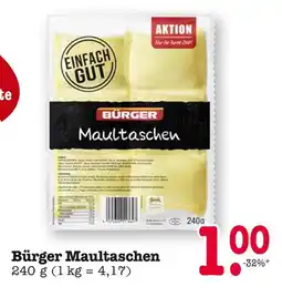 E-Center Bürger maultaschen Angebot