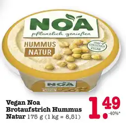 E-Center Noa brotaufstrich hummus natur Angebot