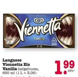 E-Center Langnese viennetta eis vanilla Angebot