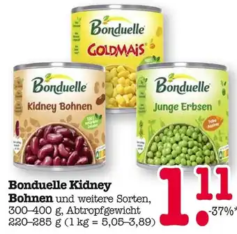 E-Center Bonduelle kidney bohnen Angebot