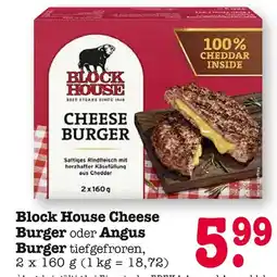 E-Center Block house cheese burger Angebot