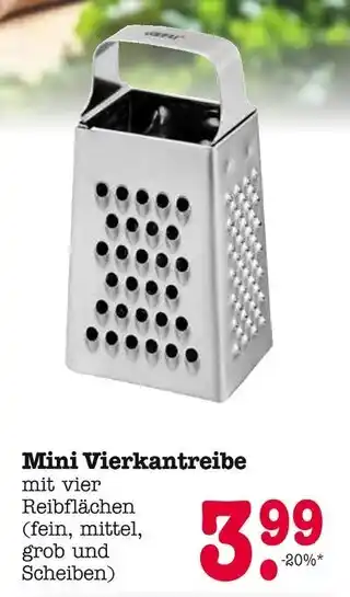 E-Center Mini vierkantreibe Angebot