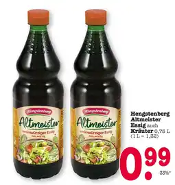 E-Center Hengstenberg altmeister essig auch kräuter Angebot