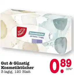 E-Center Gut & günstig kosmetiktücher Angebot