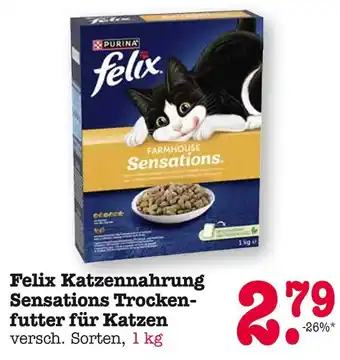 E-Center Purina felix sensations trockenfutter für katzen Angebot