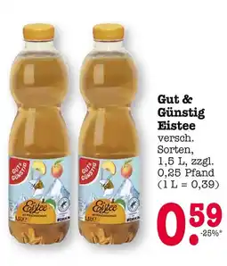 E-Center Gut & günstig eistee Angebot