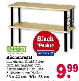E-Center Kesper küchenregal Angebot