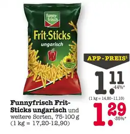 E-Center Funny-frisch frit-sticks ungarisch Angebot