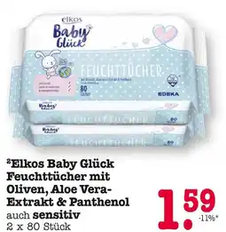 E-Center Elkos baby glück feuchttücher Angebot