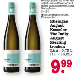 E-Center August kesseler the daily august riesling trocken Angebot