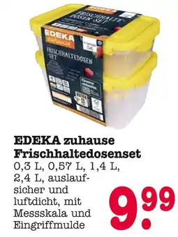 E-Center Edeka zuhause frischhaltedosenset Angebot