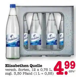 E-Center Elisabethen quelle spritzig Angebot