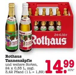E-Center Rothaus tannenzäpfle Angebot
