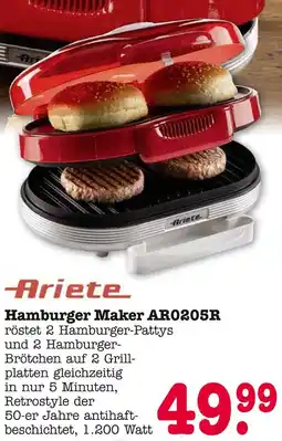 E-Center Ariete hamburger maker ar0205r Angebot